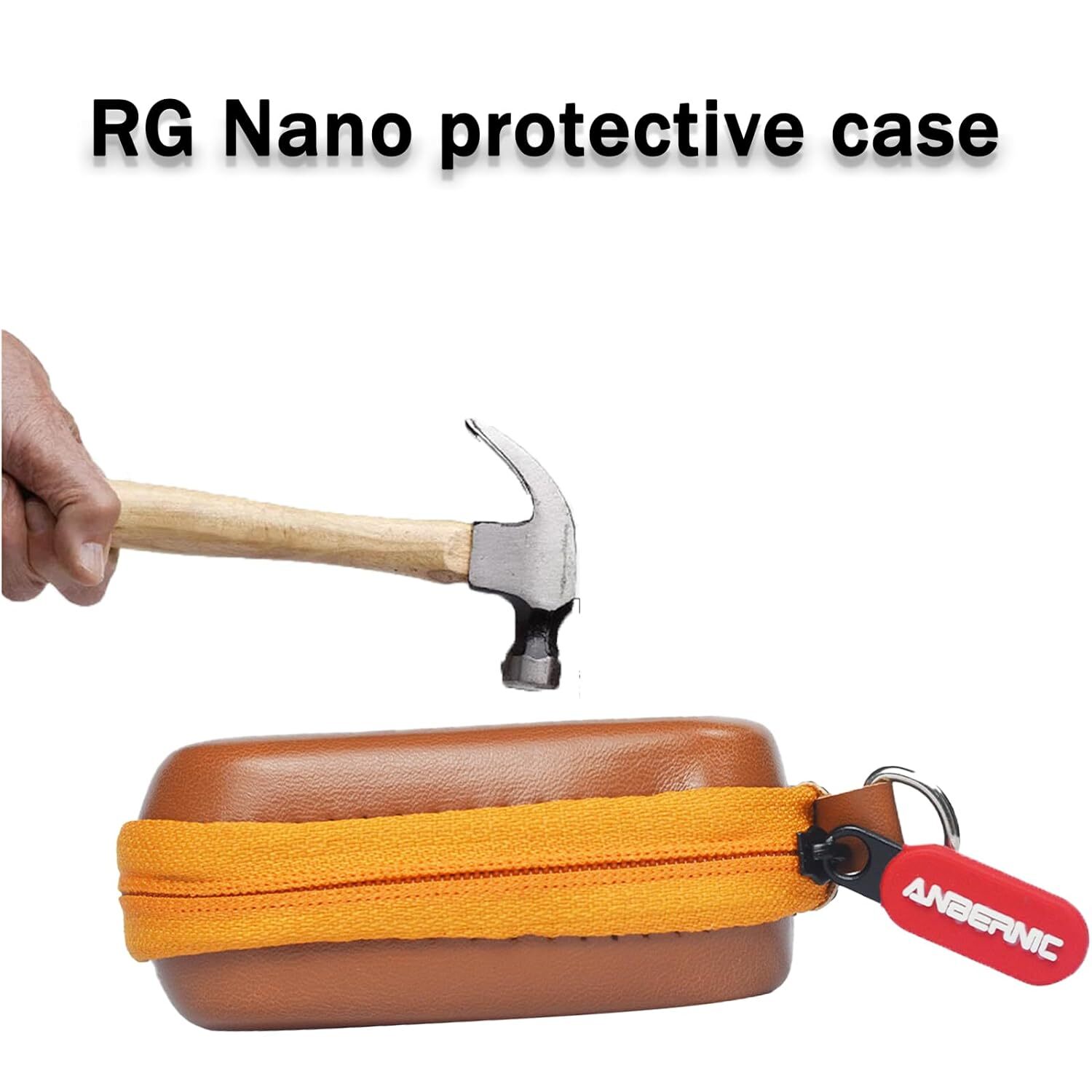 For RG Nano Handheld Retro Game,EVA waterproof Multi-function Travel Storage Bag