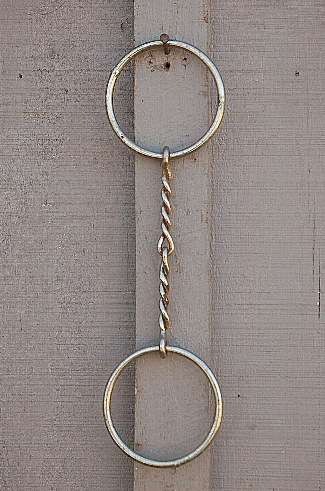 Loose Ring Twisted Wire Steel Snaffle Bit 5" Mouth Piece English Horse Bit Tack