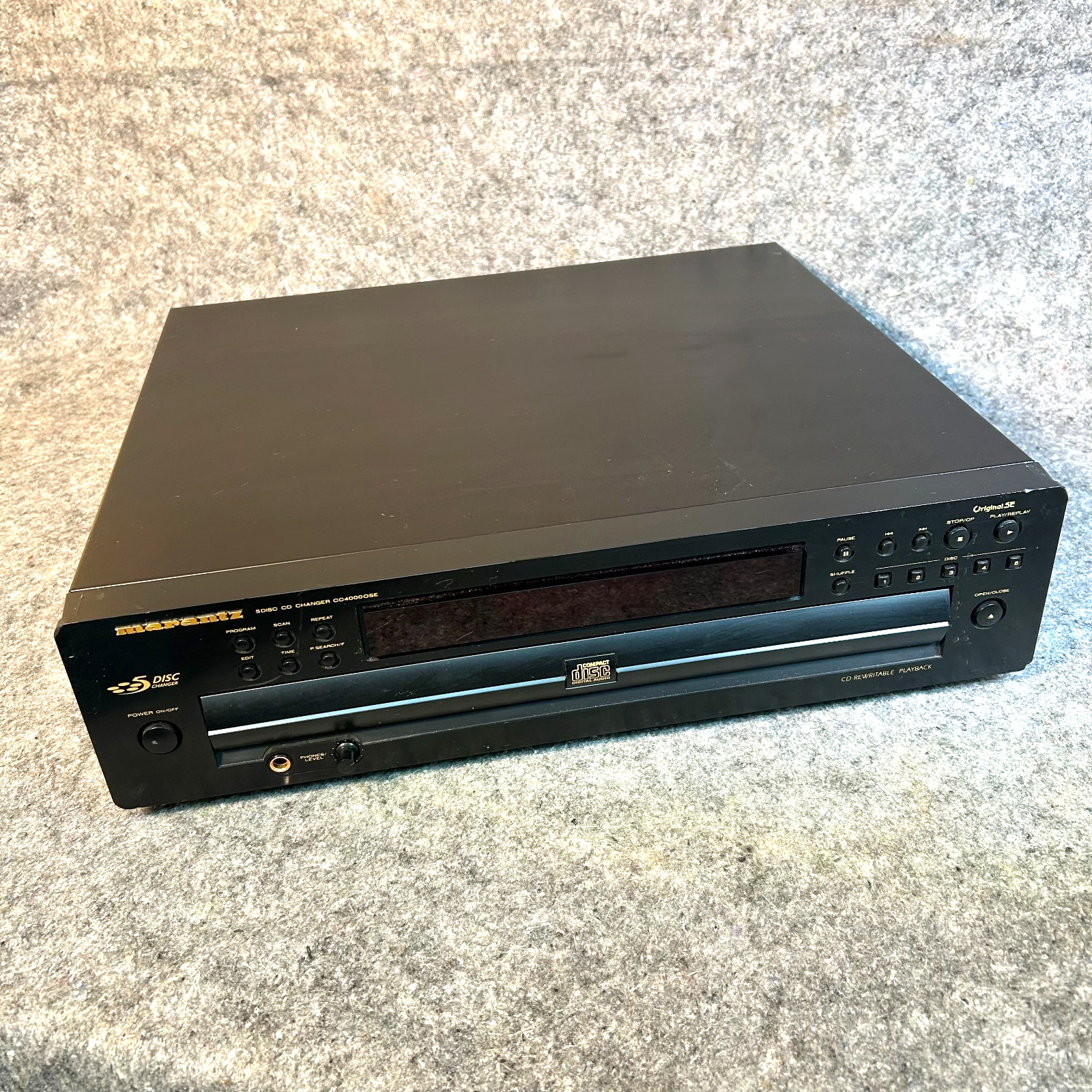 Marantz CC4000OSE CC4000F 5 Disc CD Changer Player Black Tested Works Audio