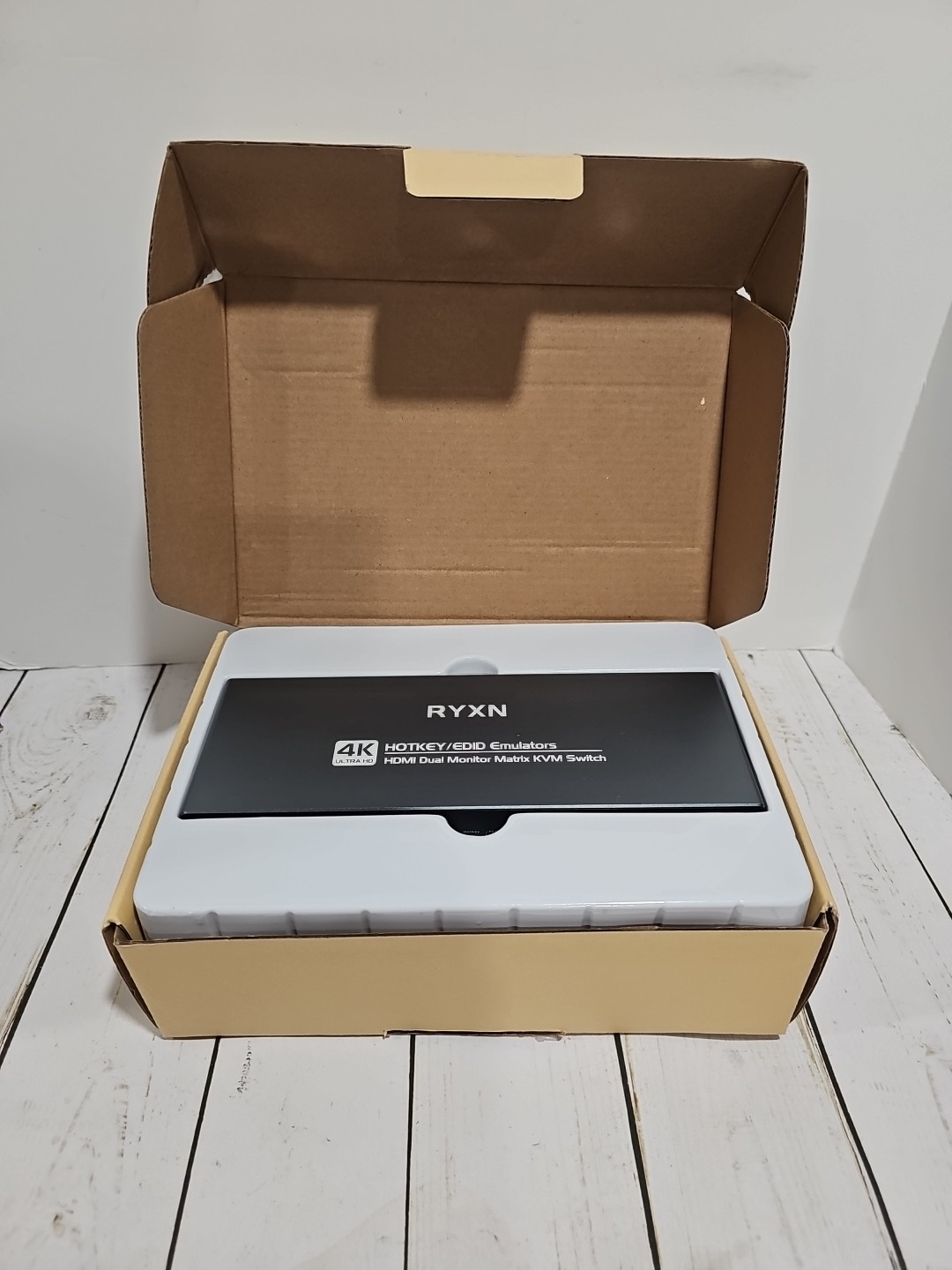 HDMI KVM Switch 2 Monitors 2 Computers, 4K HDMI Matrix Switch 2x2, Support...
