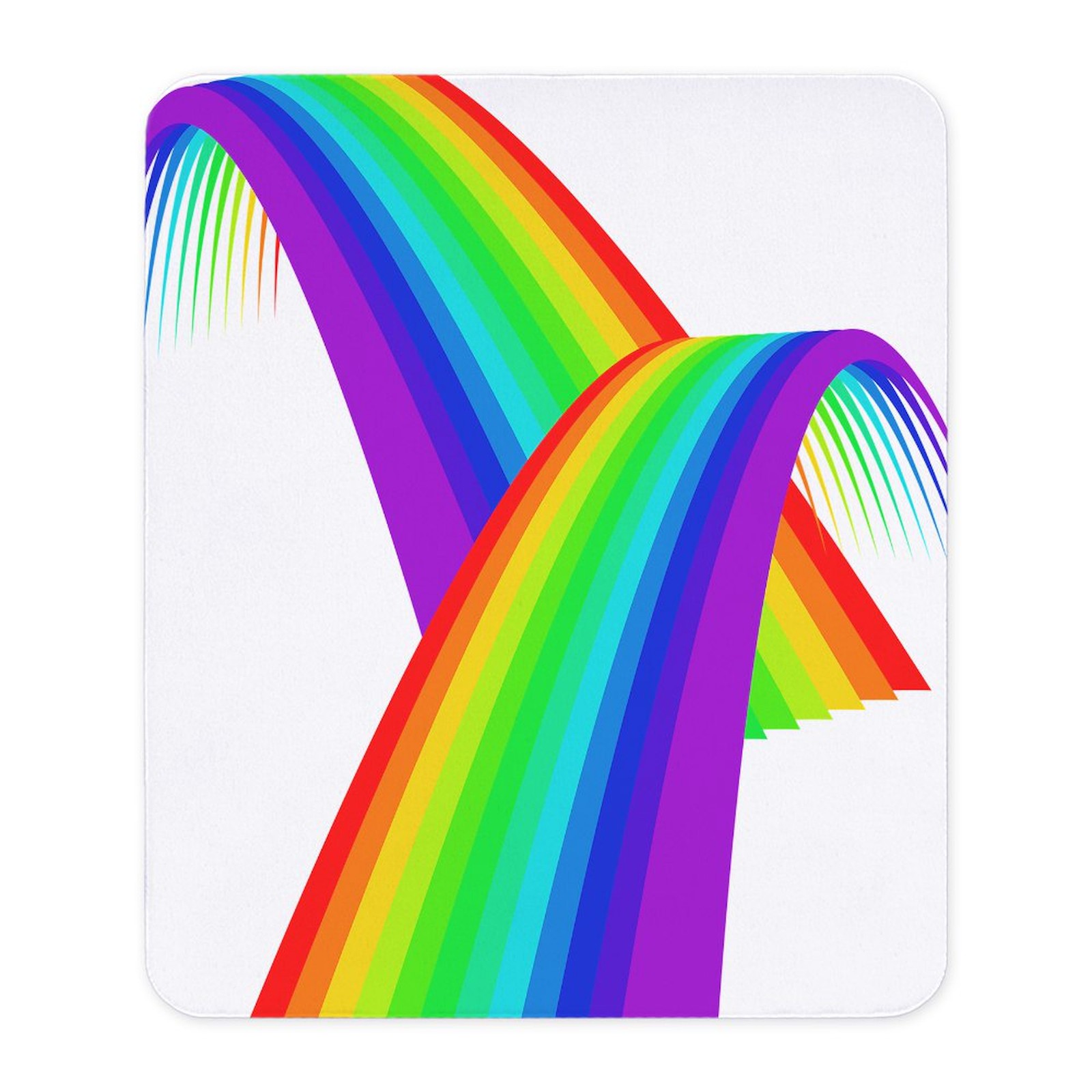 CafePress LGBTQ Pride Love Rainbow Mousepad  (9698196)