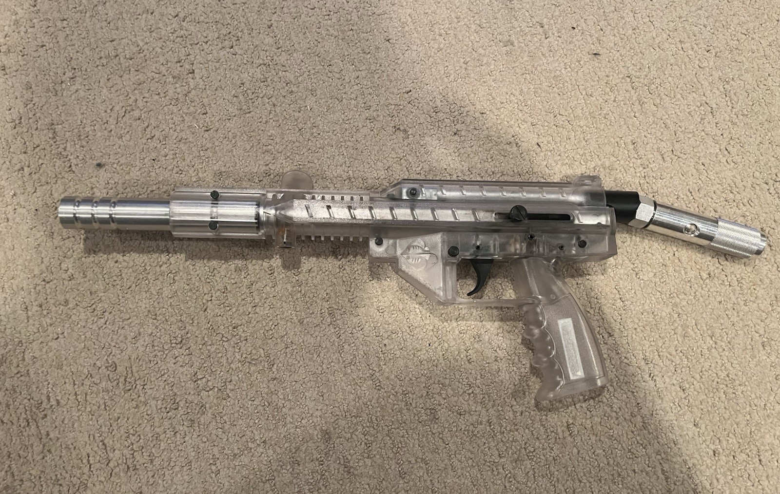 Brass Eagle Clear Ghost Clear Stingray 2 Semi Auto Paintball Gun