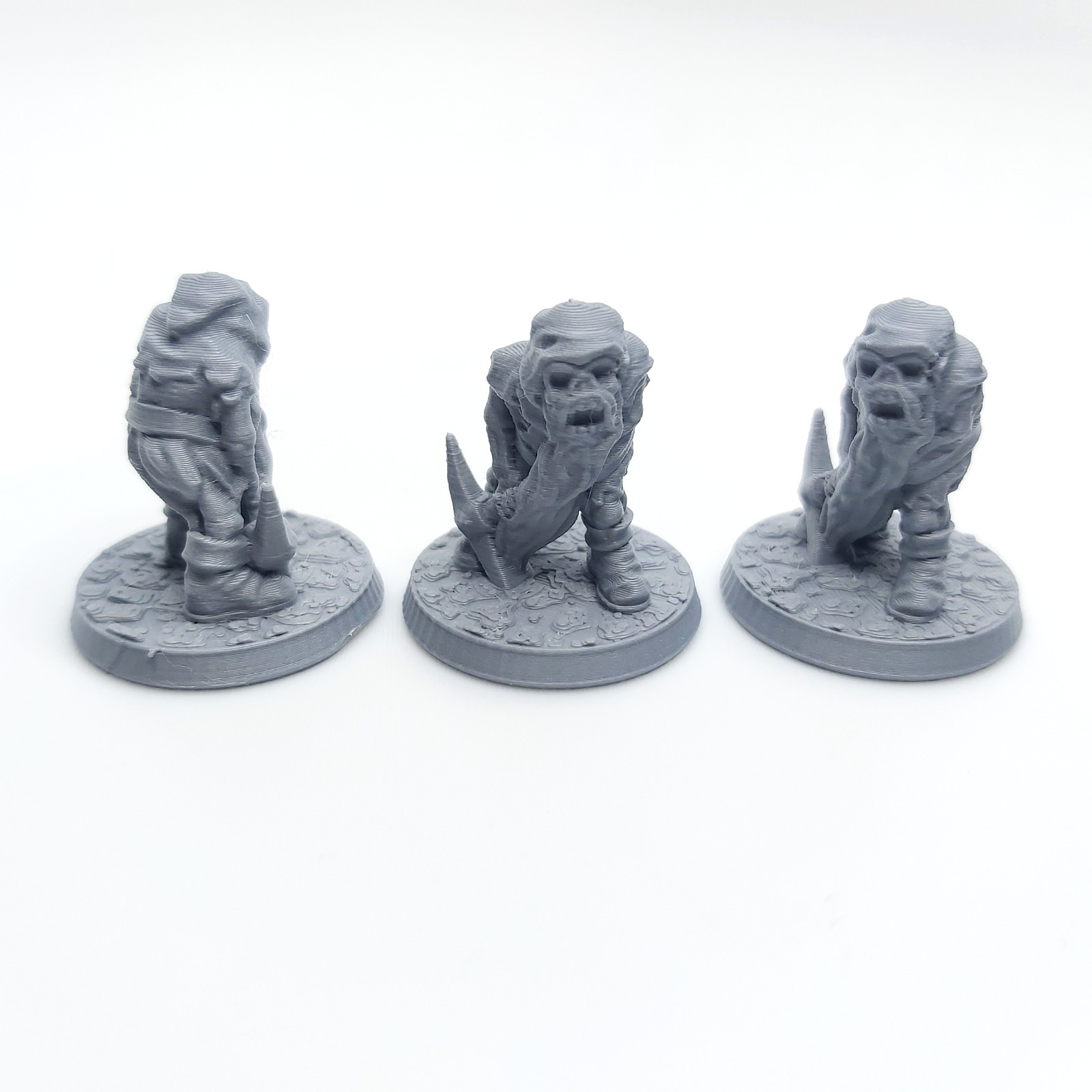 Skeleton Dwarves - 3D Printed, Miniature, 28mm scale, Tabletop, TTRPG, DND
