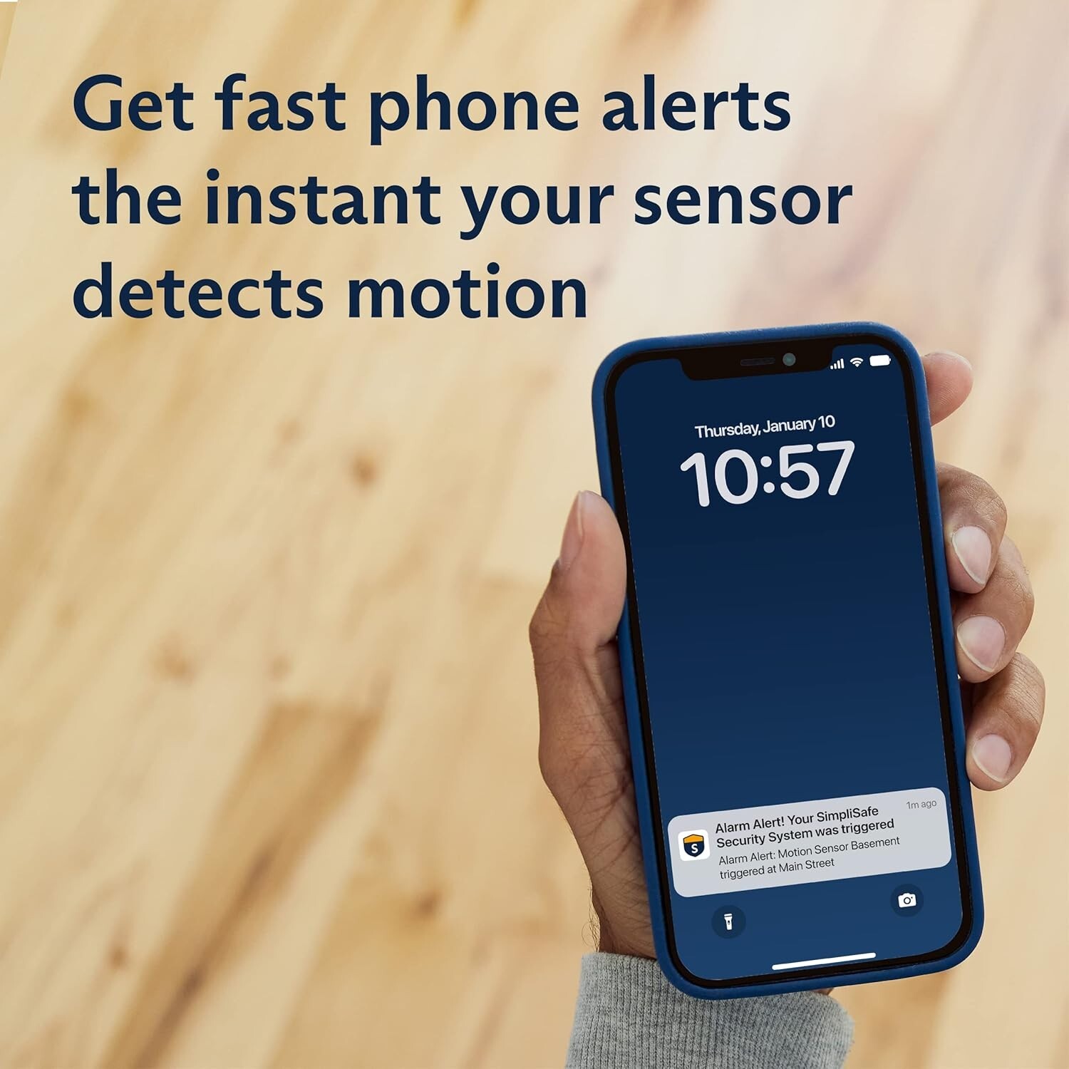 Advanced Motion Detection Sensor - 90-Degree Wide Coverage for Complete Security