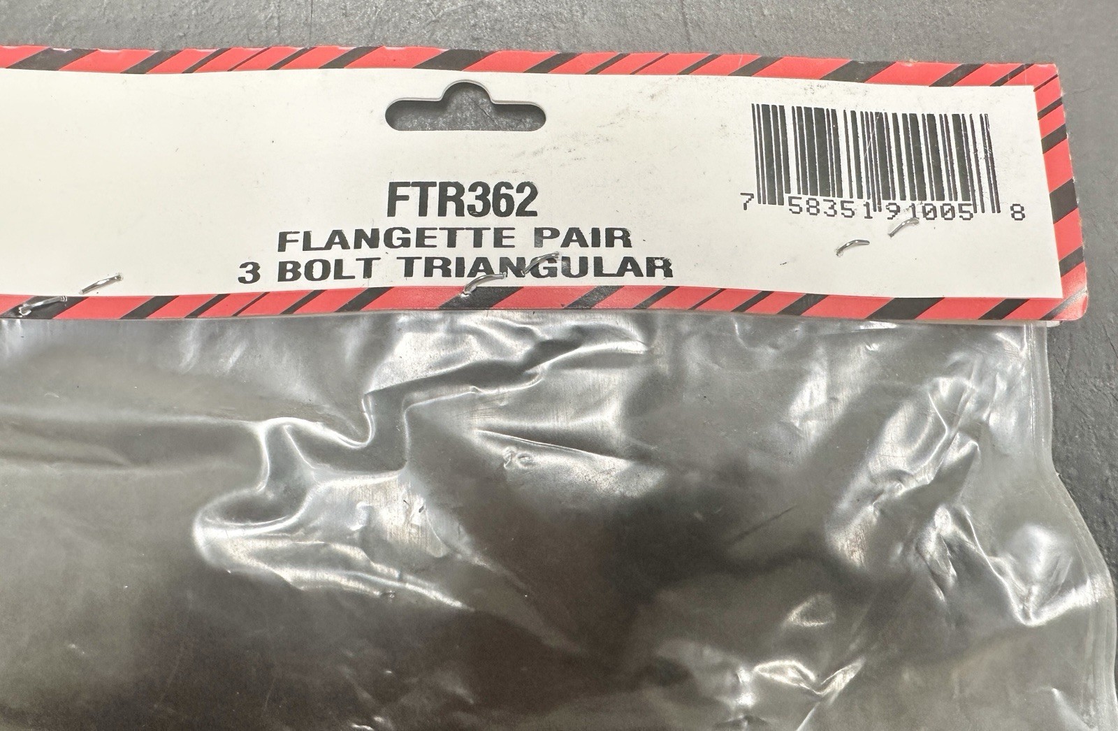 FTR362 3 Bolt Triangular Bearing Flangette Pair 62mm