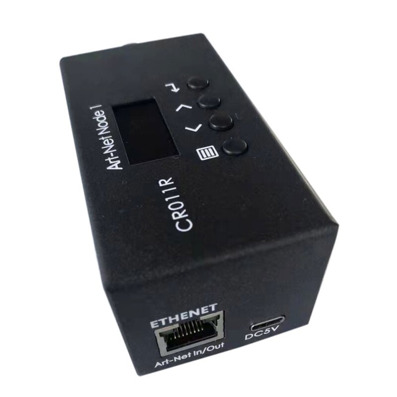 1CH Artnet To DMX512 Converter Expansion Module MA2 Light Console Net Decoder