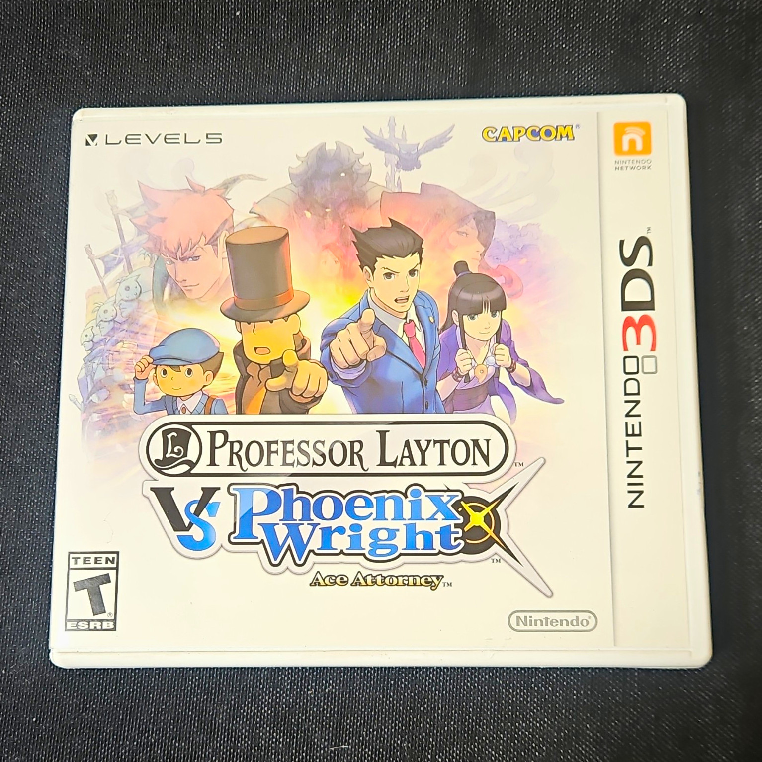 Nintendo Professor Layton vs Phoenix Wright Nintendo 3DS Case And Mannual Only