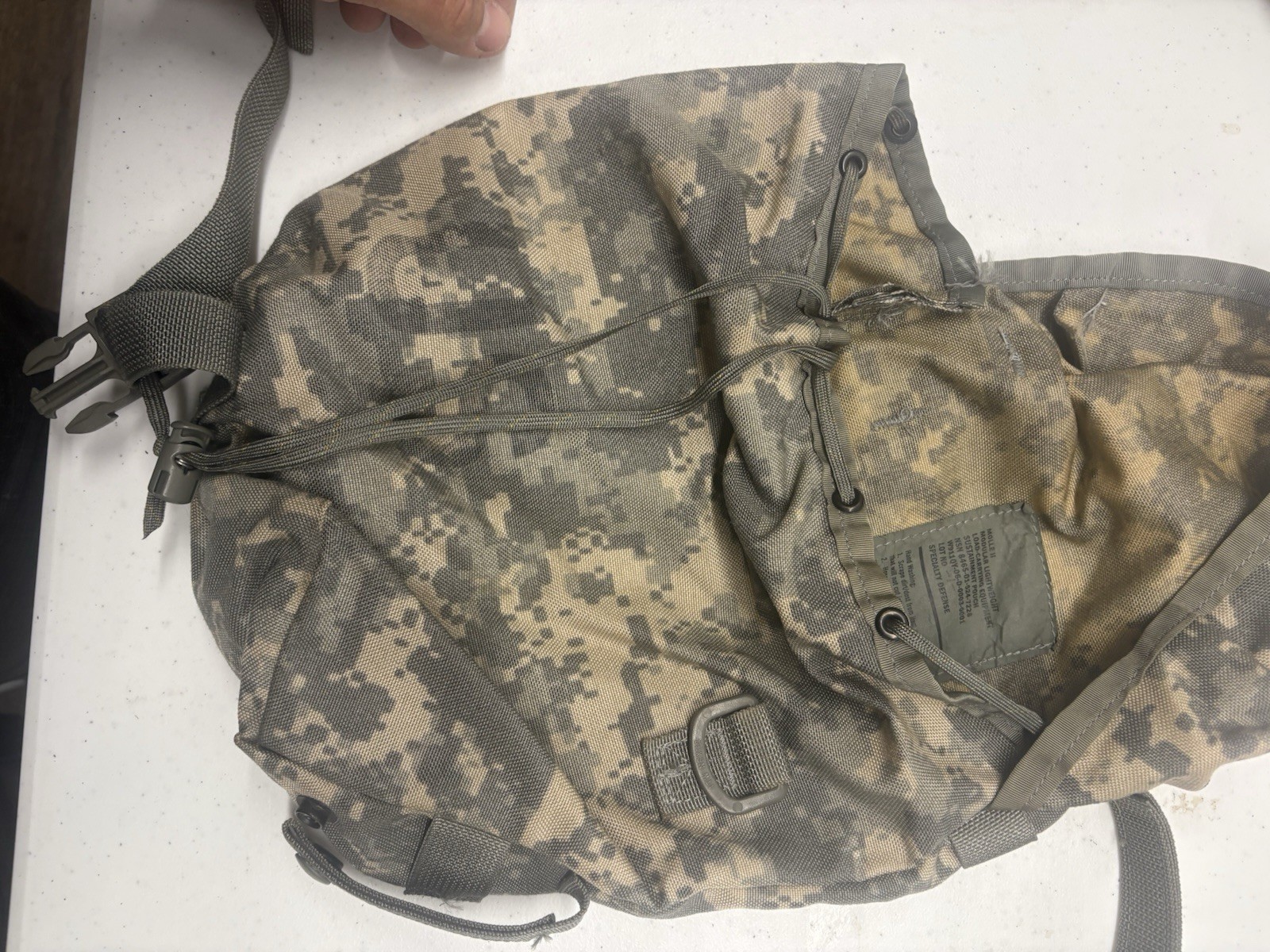 US Army MOLLE II Sustainment Pouch ACU UCP SDS Military Rucksack Pack