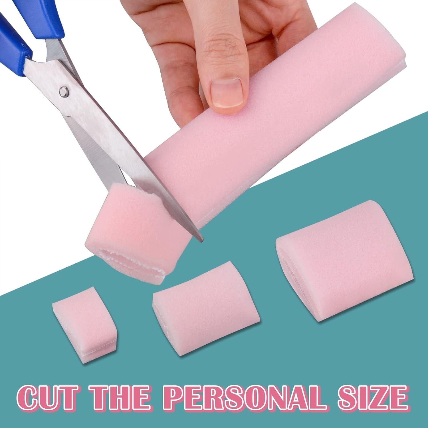 Toe Sleeve with Overlap Large Size 1" Inner Diameter 36" Roll Sponge Protector
