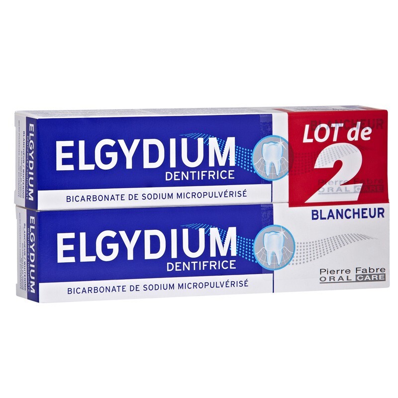 Elgydium Whitening Toothpaste Pack of 2x75ml