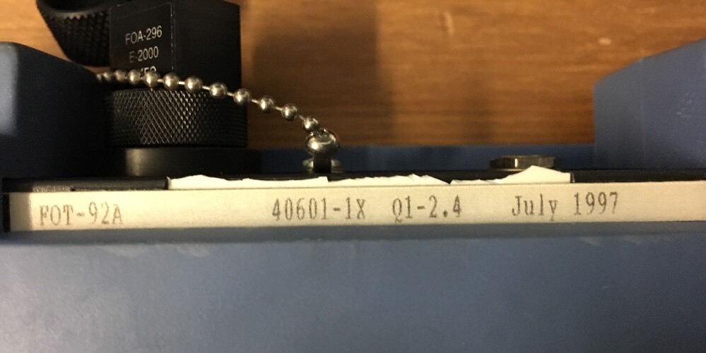 EXFO FOT-90A Optical Power Meter W-FOA