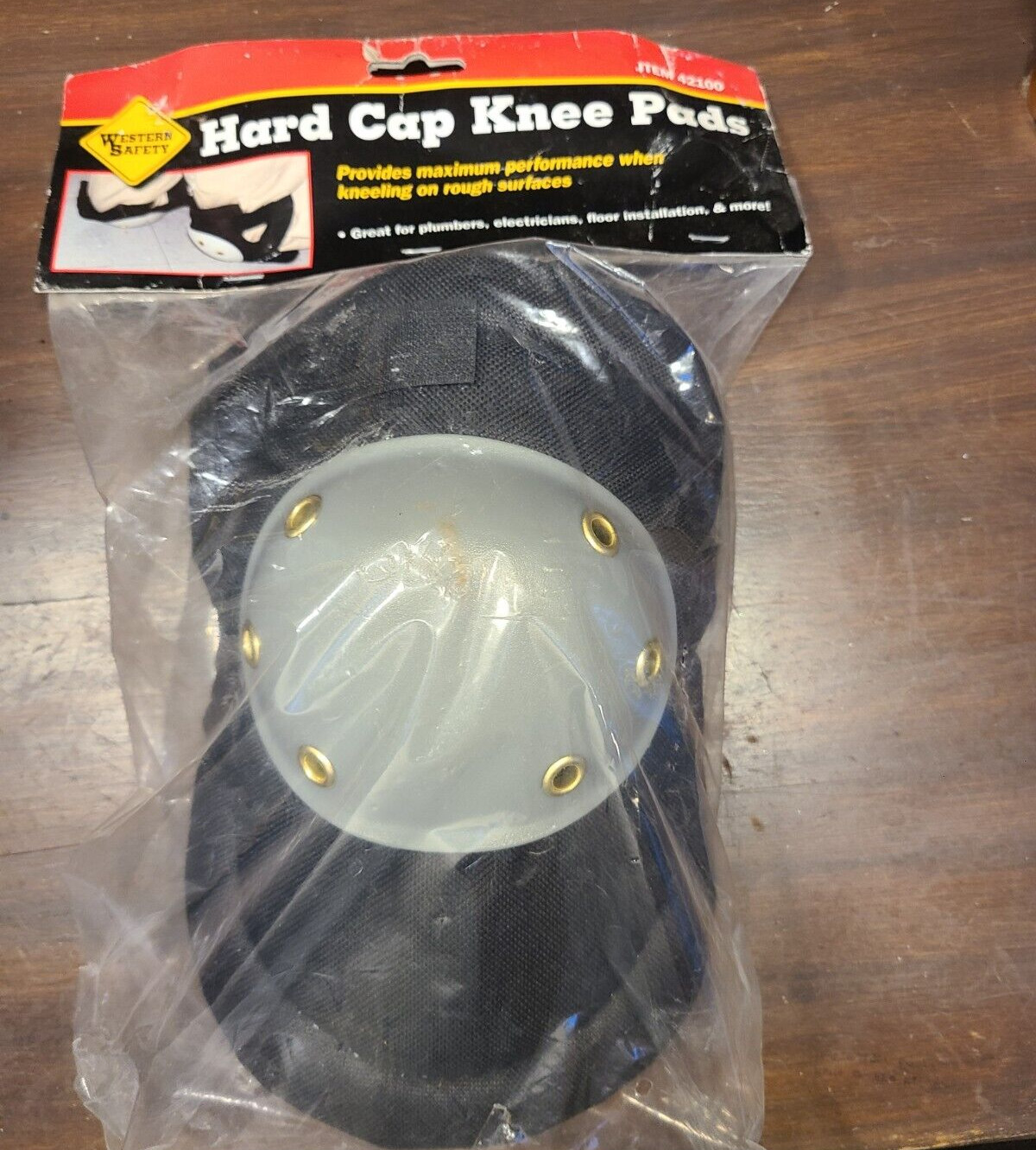 Western Safety Hard Cap Knee Pads #42100 New in Package