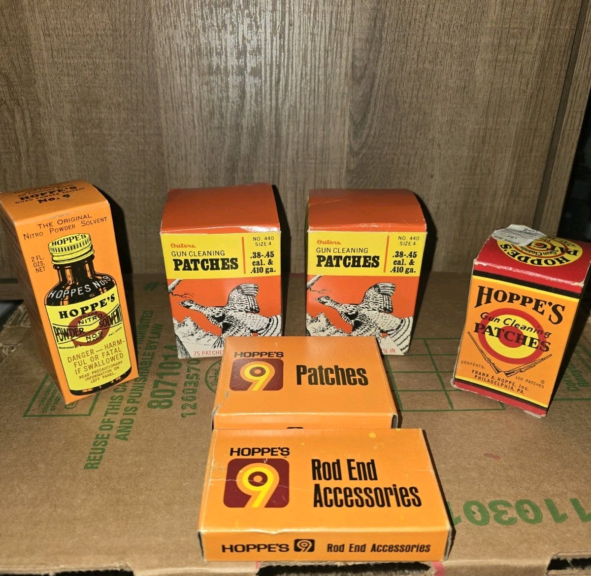🧼🦌🦆 Vintage Gun Cleaning Kit Lot – Hoppe’s No. 9 & Outers – Complete