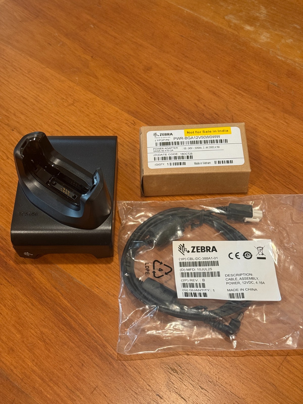Zebra CRD-TC51-1SCU-01 -Slot Charge Cradle SHARECRADLE-01 for TC51 & TC56 *NEW
