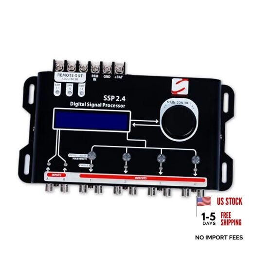 Soundfy SSP 2.4 Digital Signal Processor & Equalizer – 15 2 Input - 4 Output