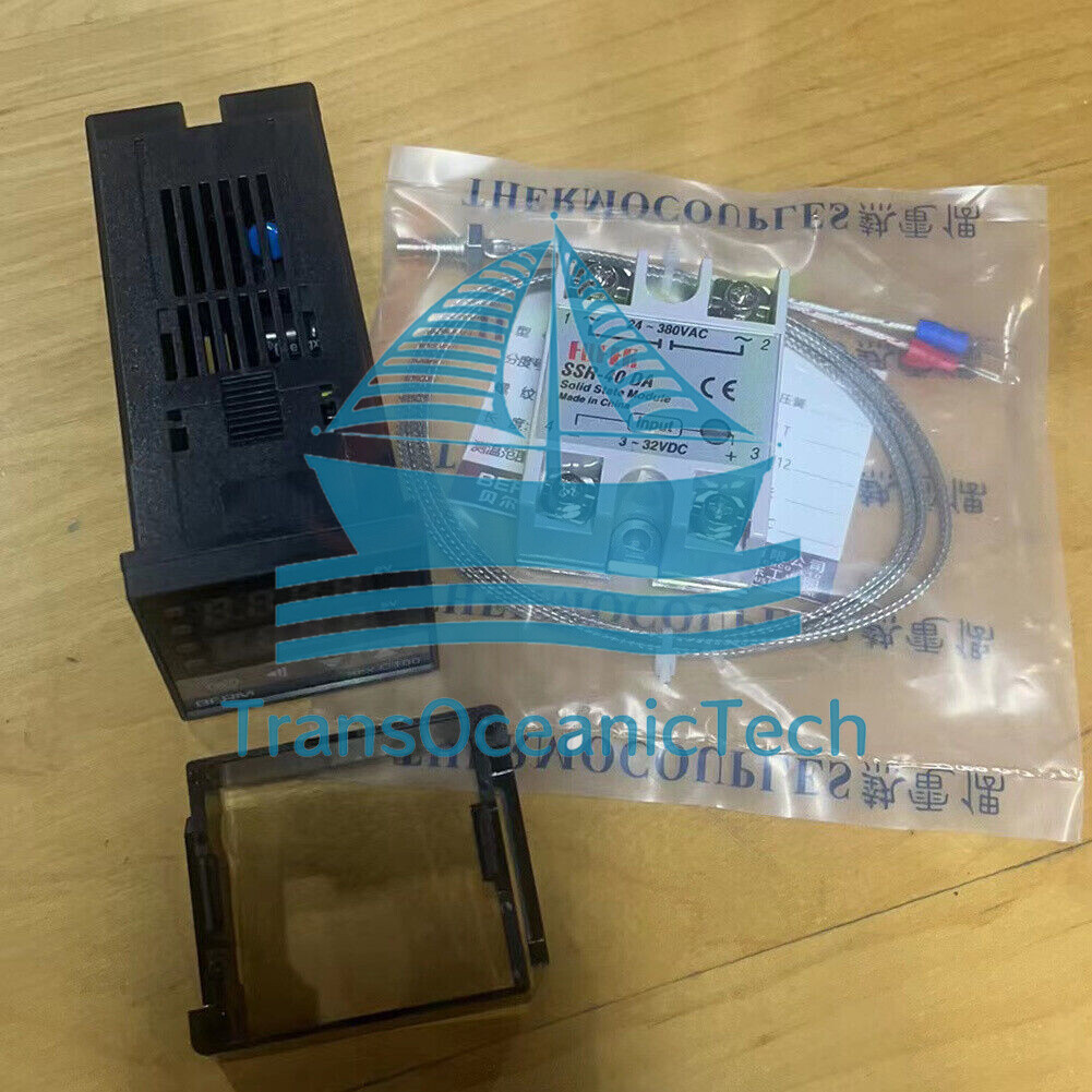 1 set REX-C100 Digital PID Temperature controller SSR k Type Thermocouple New