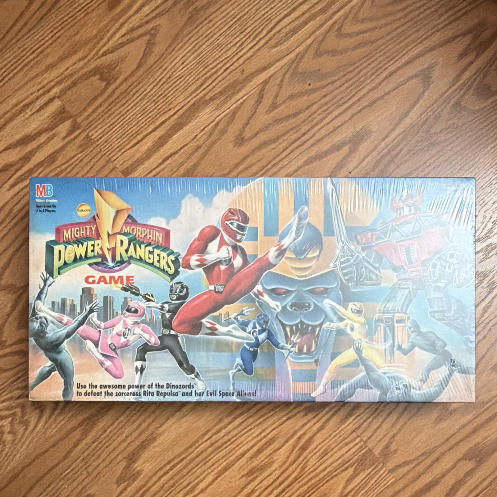 Milton Bradley Mighty Morphin Power Rangers Board Game Sealed Complete 2-4 7+