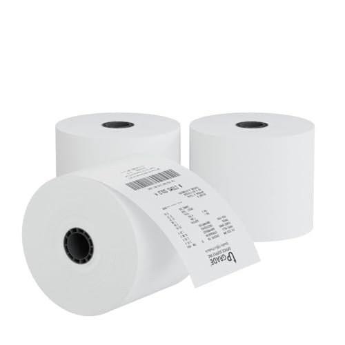 Upgrade Office Supply Adding Machine Calculator Rolls, 2-1/4 x 150 ft, 3 Pack