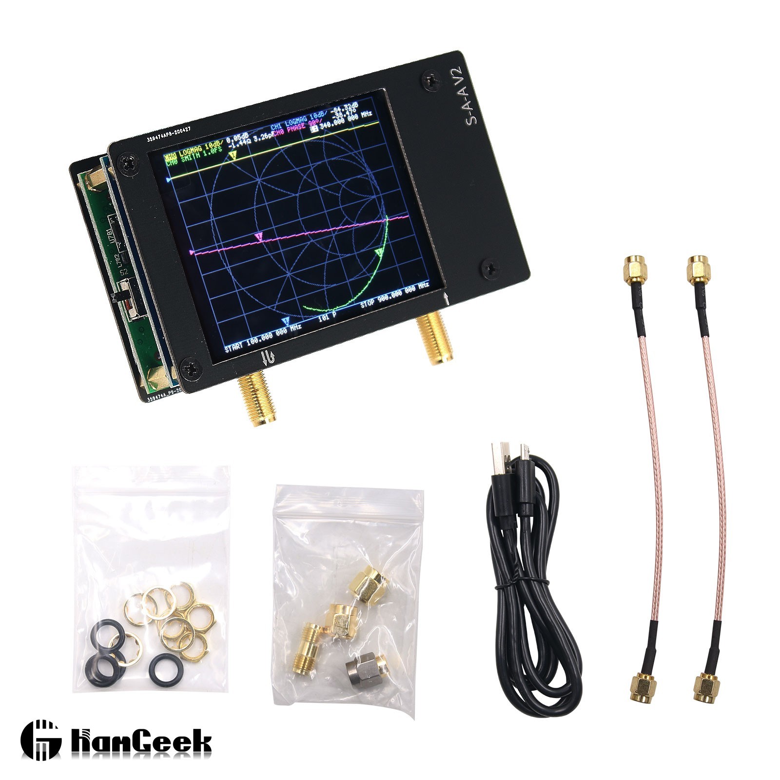 50kHz-3GHz Vector Network Antenna Analyzer For Shortwave HF VHF UHF