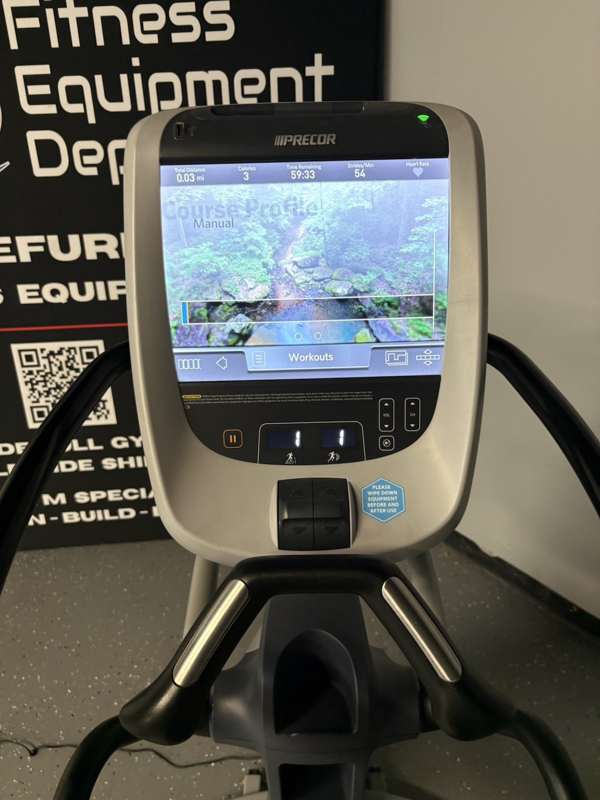 Precor EFX 883 Lower Body Elliptical P80