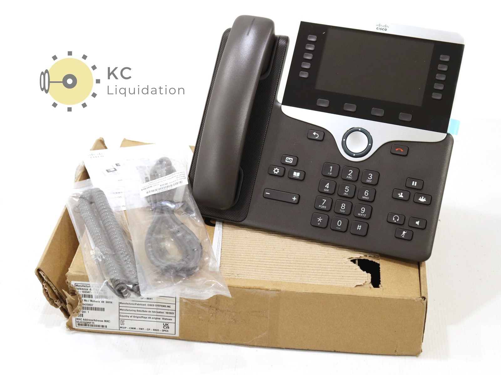 Cisco Systems CP-8841-K9 IP Phone 8841 TAA UC Phone Gray