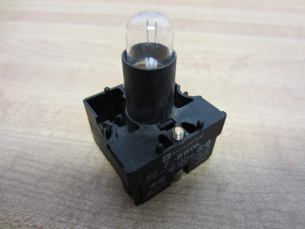 Telemecanique Z-BW06 Lamp Module With Bulb