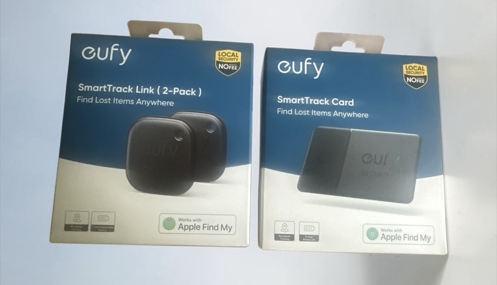 eufy SmartTrack Link Key 2 Pack & Card Bluetooth Tracker W/ Apple Find My