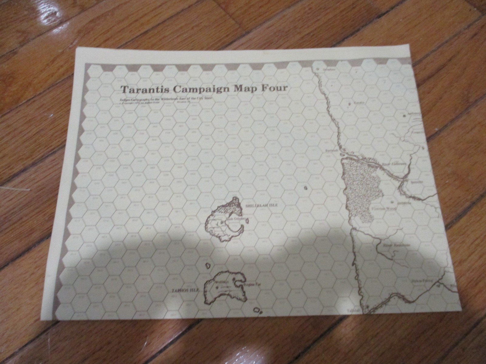 Judges Guild Tarantis Campaign Map Four/Valon Judges Cartography