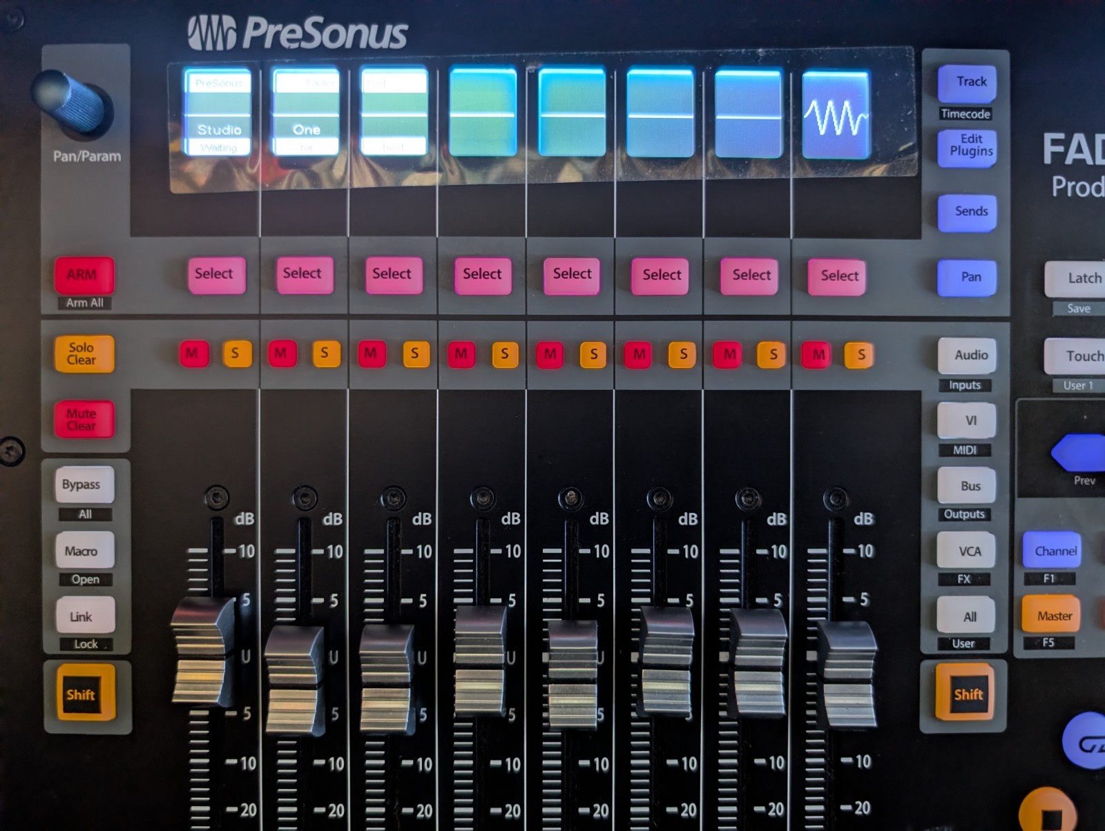 PreSonus FaderPort 8 DAW Controller Excellent Condition Tested