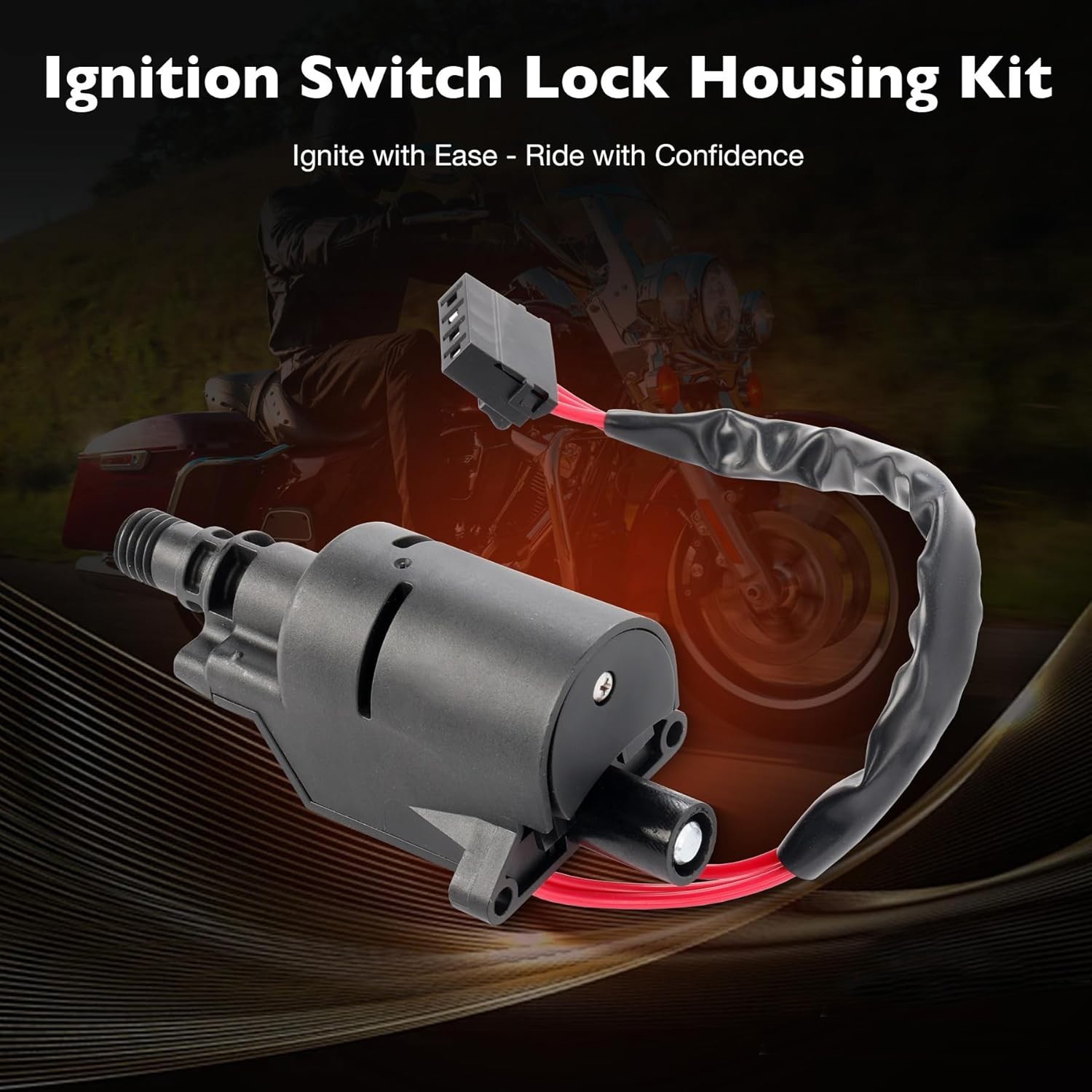 Ignition Switch Fork Lock Housing Kit For 1993-2005 Harley Touring Electra Glide