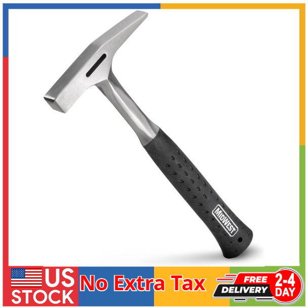 MIDWEST Sheet Metal Hammer - 18 Oz HVAC Hammer, Made in the USA - MWT-18A