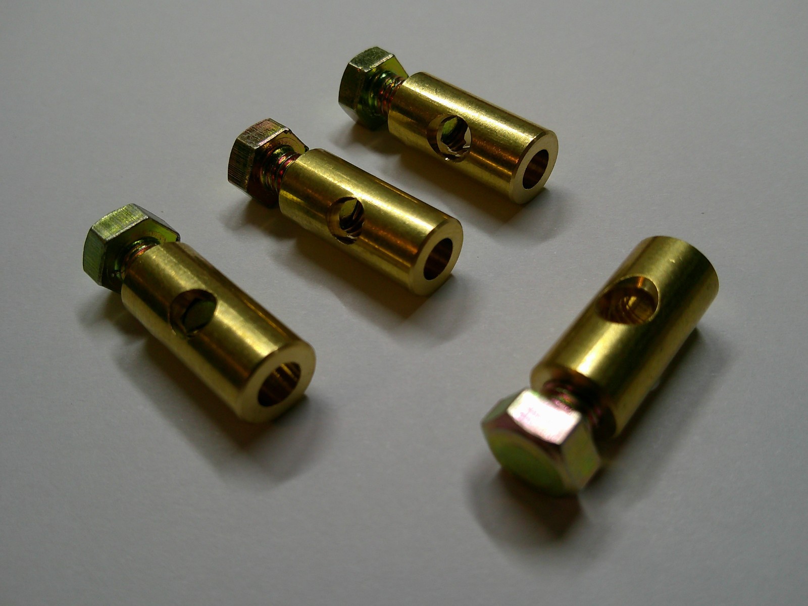 ACCELERATOR CABLE BARREL NUTS SET OF 4 VOLKSWAGEN T1 BUG BEETLE T2 BUS T3 GHIA