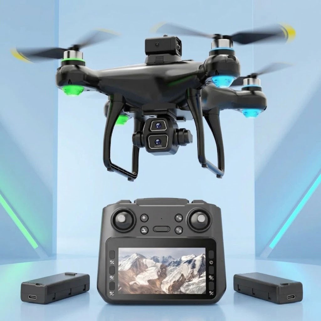 Mini RC Drone with 4K HD Dual Cameras Obstacle Avoidance Quadcopter With Battery