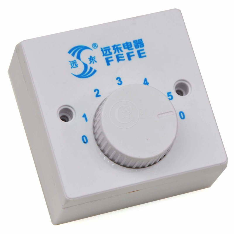 Upgraded 5Gear Capacitive Vintage Ceiling Fan Speed Controller Wall Mount Switch