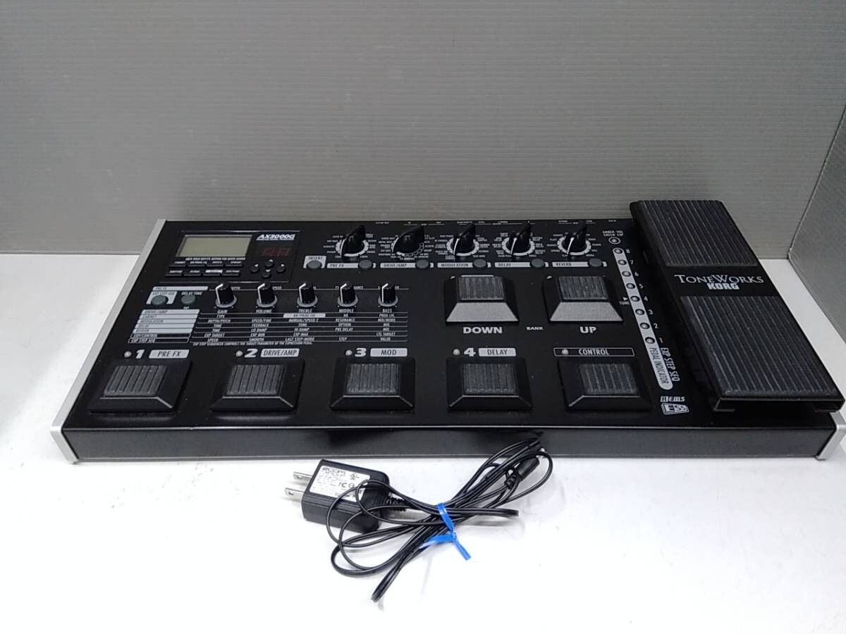 KORG AX3000G Auto-Wah Guitar Multi effector Pedal Tested Working