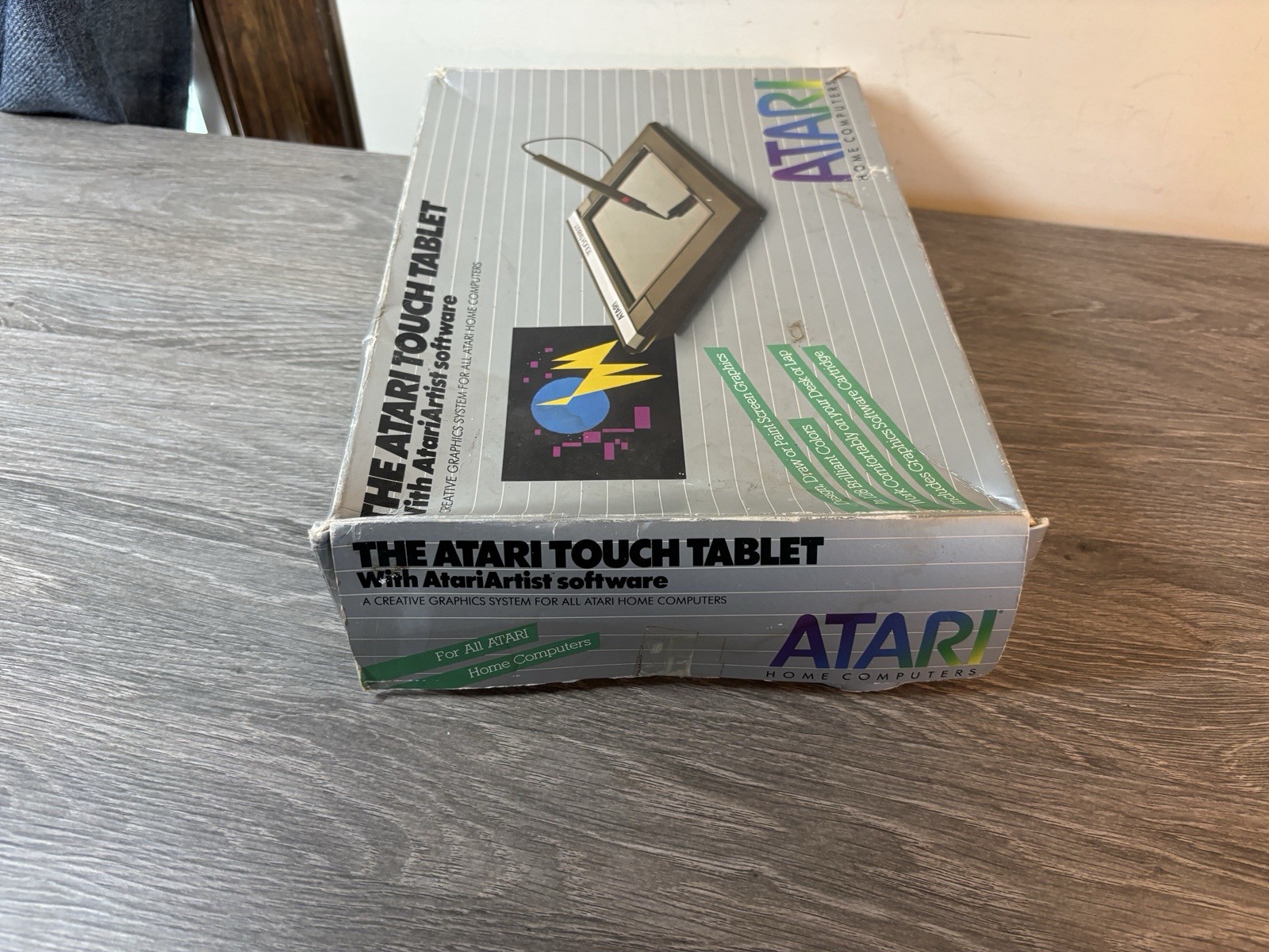 Untested Atari Touch Tablet Computer CX77 Missing Atari Artist software.