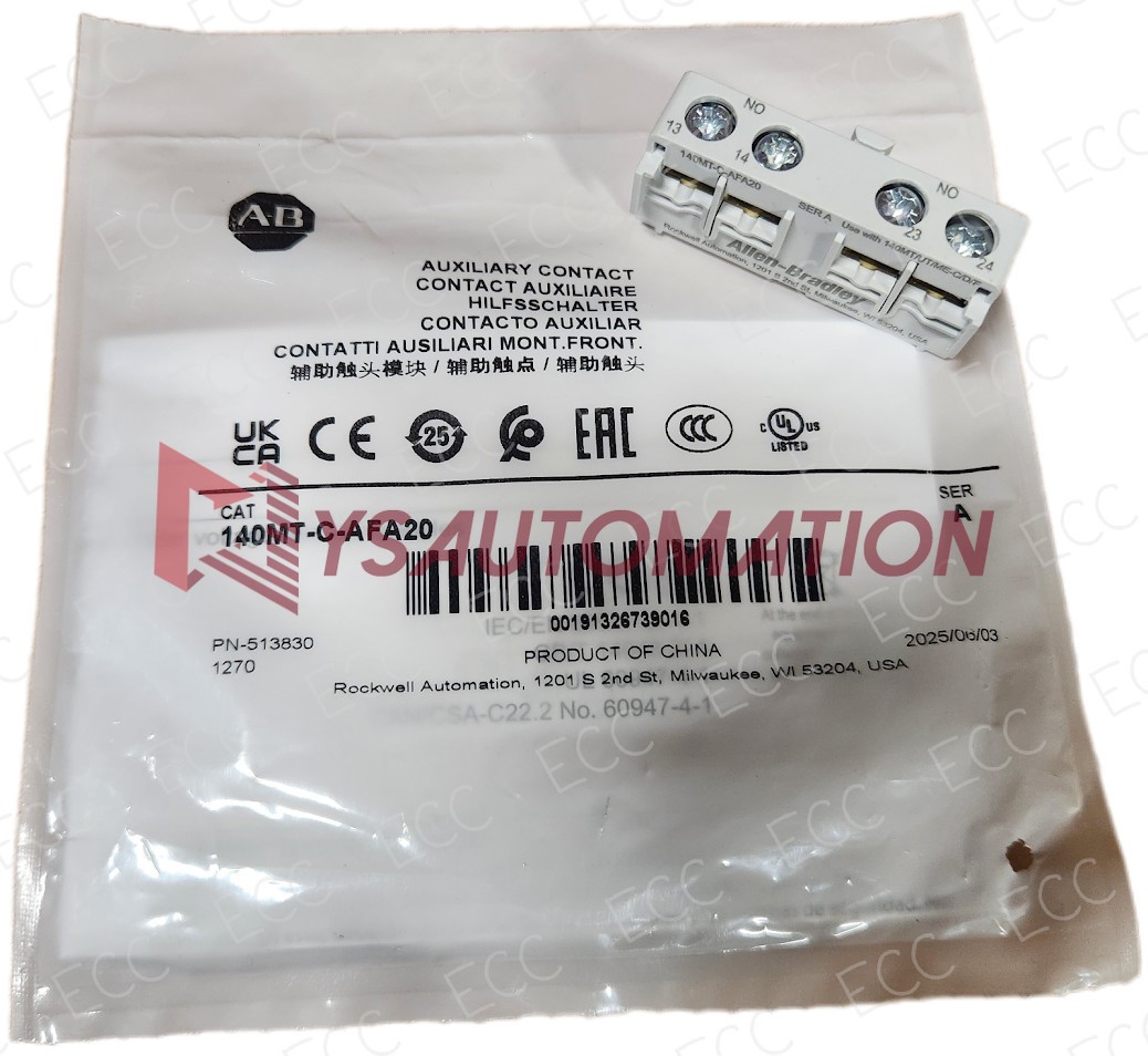 NEW Allen Bradley 140MT-C-AFA20 Auxiliary Contact, 2NO FAST SHIPPING