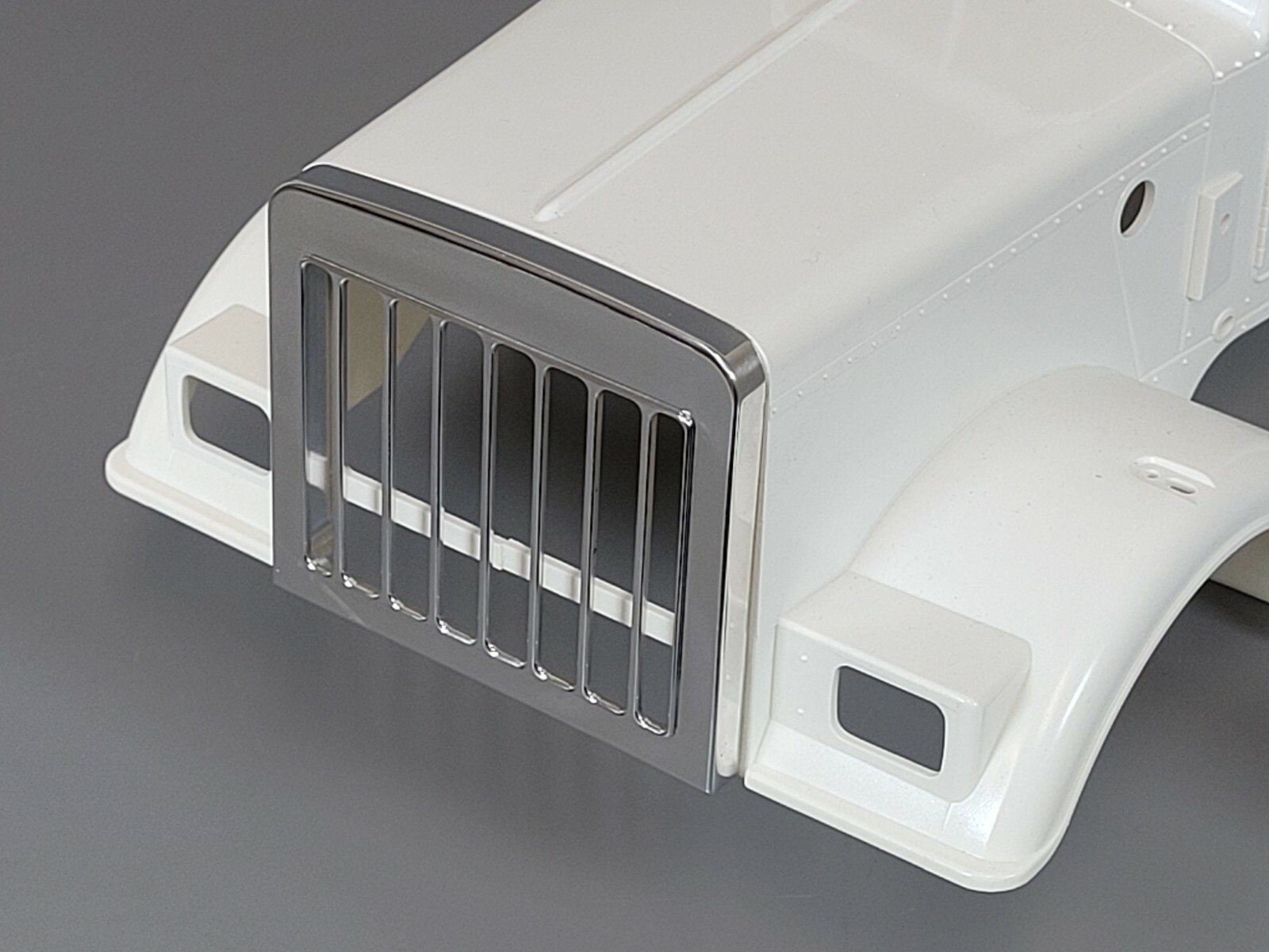 Aluminum Front Air Grill Cover Guard Mount Plate 1/14 Tamiya King Grand Hauler