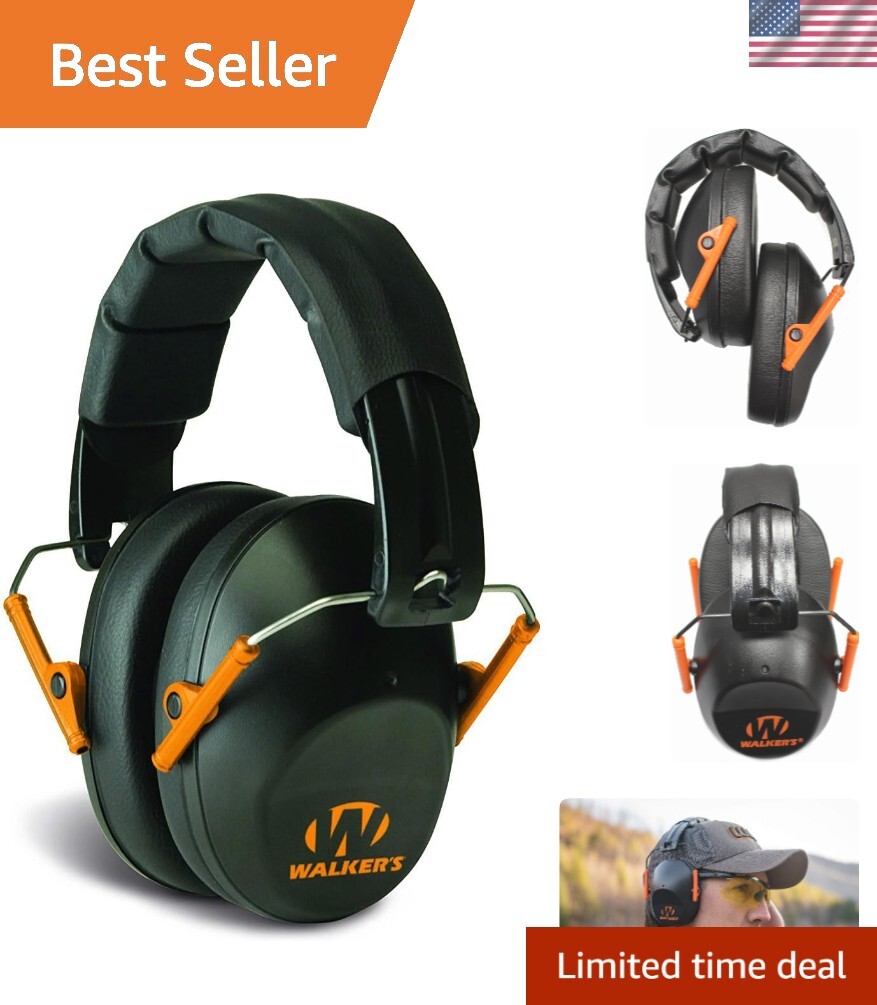 Unisex Ear Protection Headphones Noise Reduction 22dB Shooting Range Safety