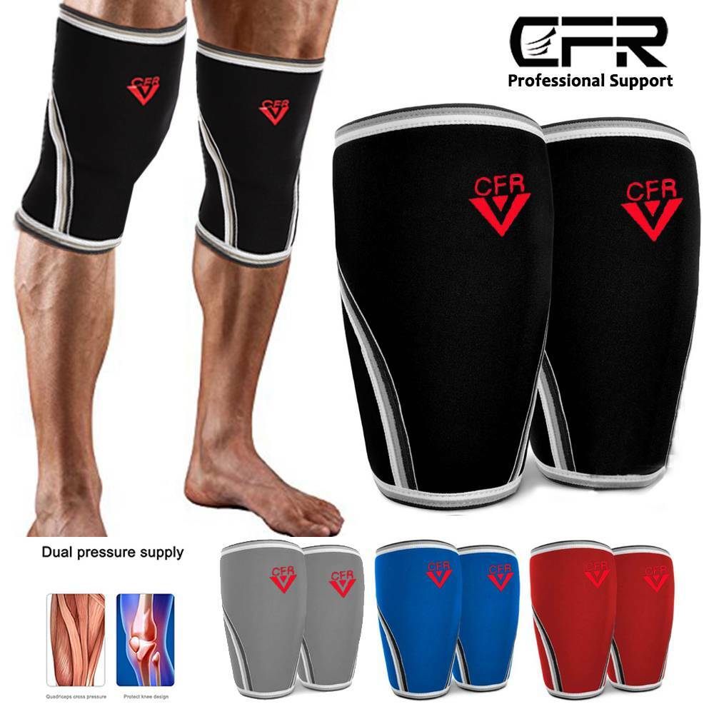 Knee Sleeves Support Compression Weightlifting 7mm Neoprene Squats Women Men @