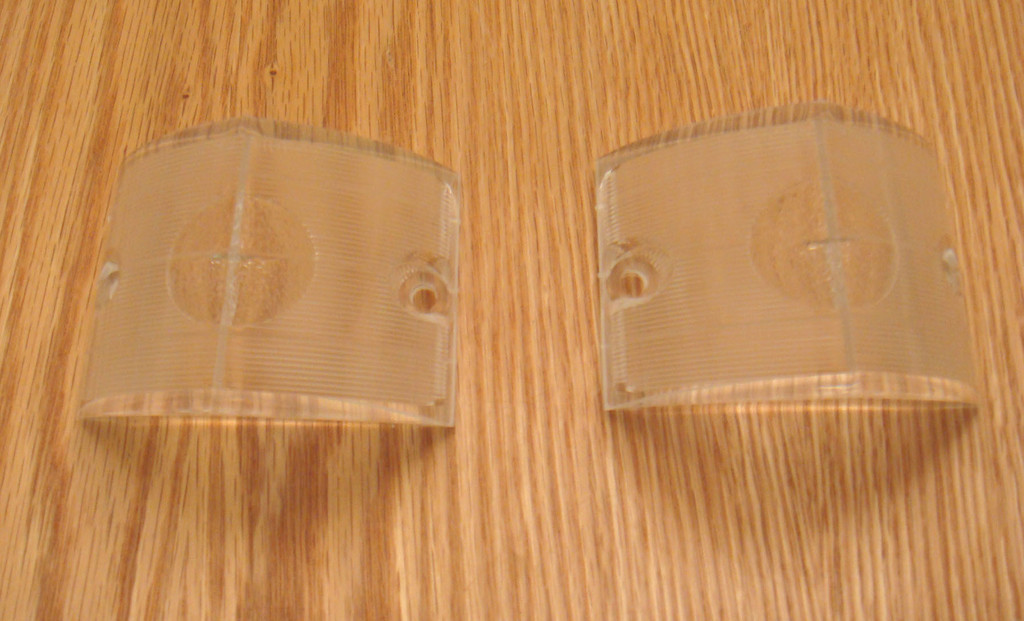 1956 CHEVY BACK UP LAMP LENS  new pair ** USA MADE **