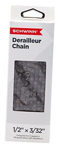 Chain, Steel Replacement Chain, 112 Links, 1/2 inch x 3/32 inch Multi-speed