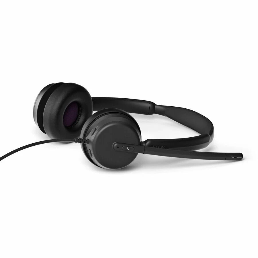 EPOS IMPACT 460 USB-C & USB-A Wired Headset with Noise Filtering - Black