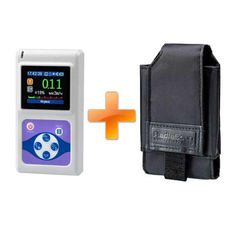 New RadiaScan 701A Geiger counter, dosimeter + case