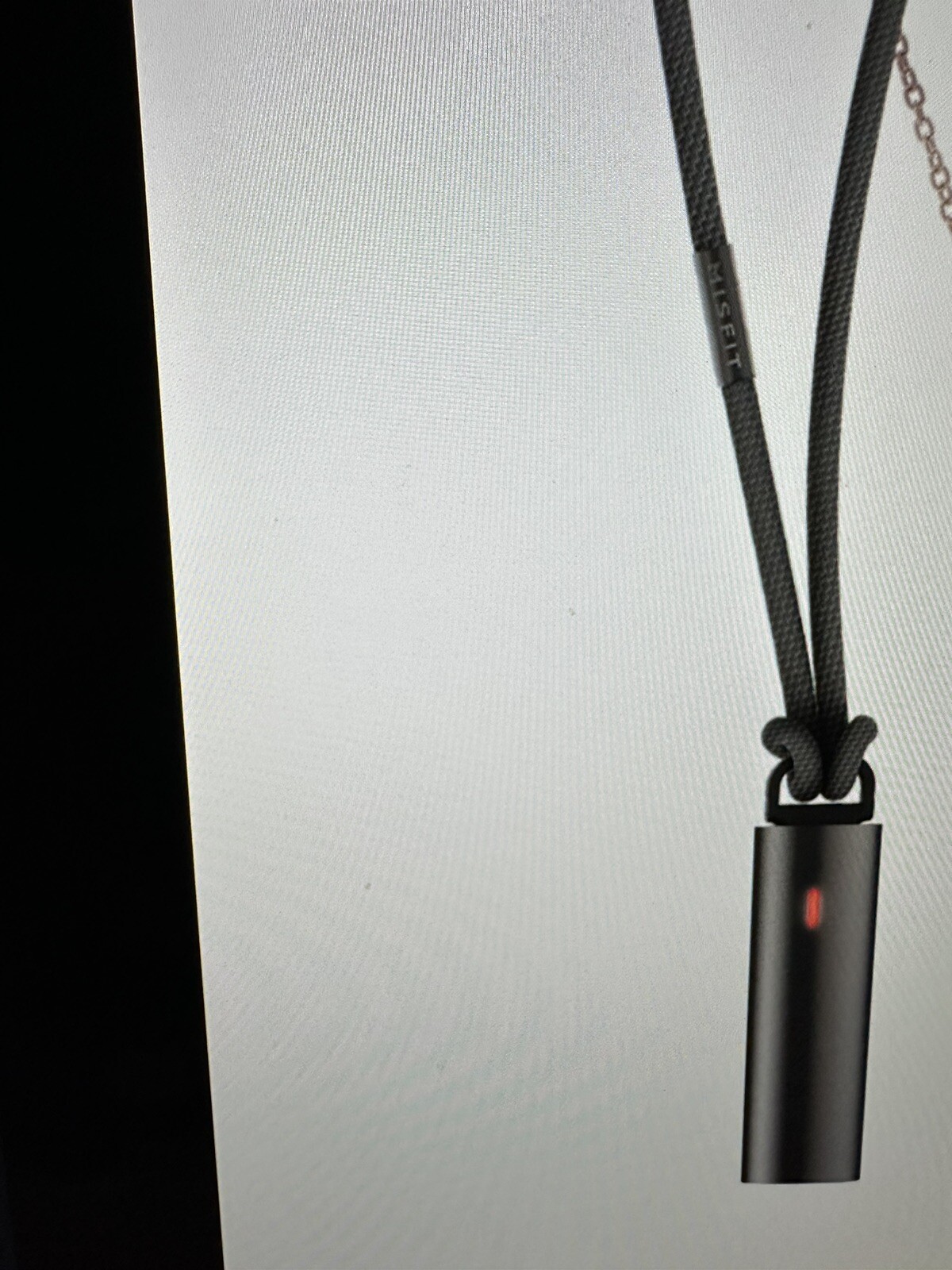 Misfit Ray Accessories - Black Paracord Necklace Band