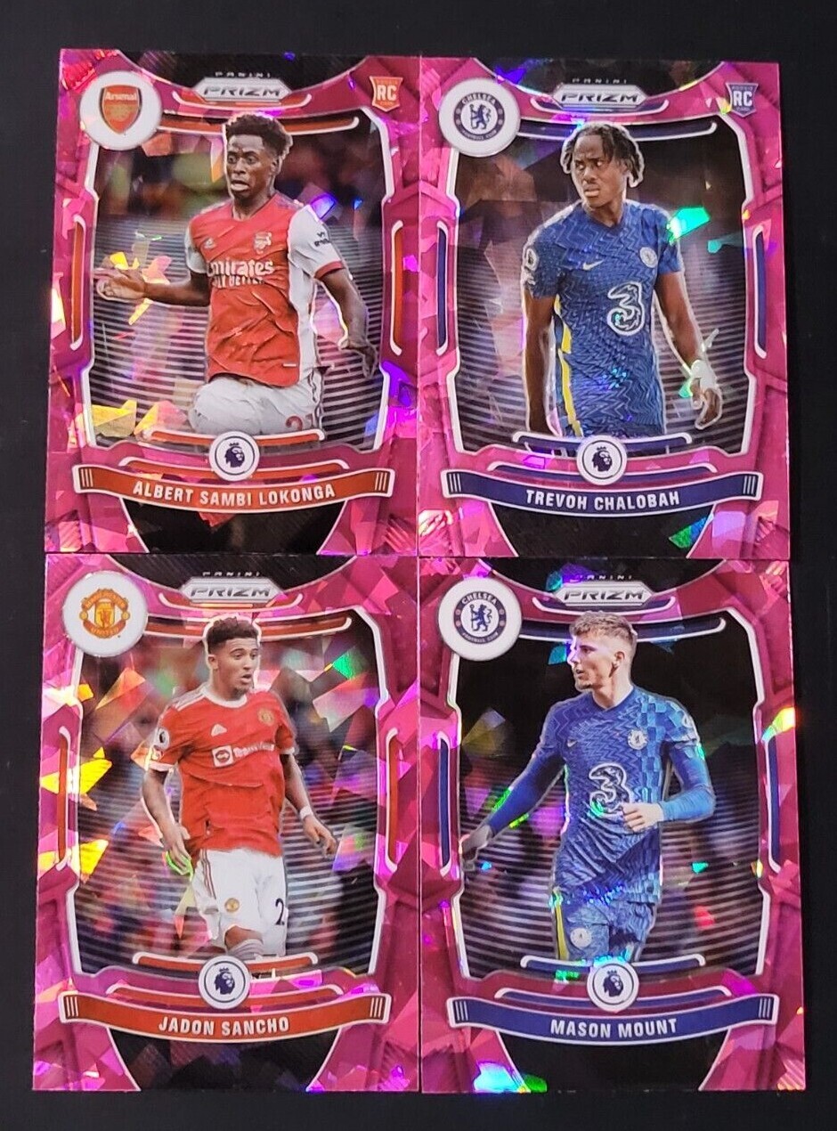 2021-22 Prizm Premier League PINK ICE PRIZMS 196-300 with Rookies You Pick - REA