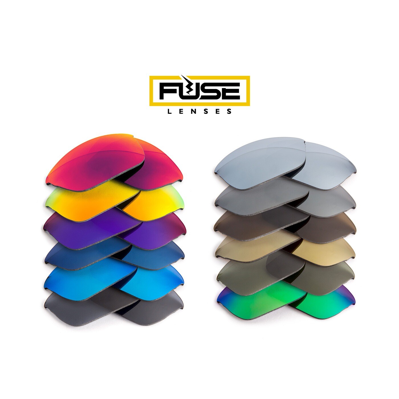 Fuse Lenses Replacement Lenses for Oakley Half Jacket