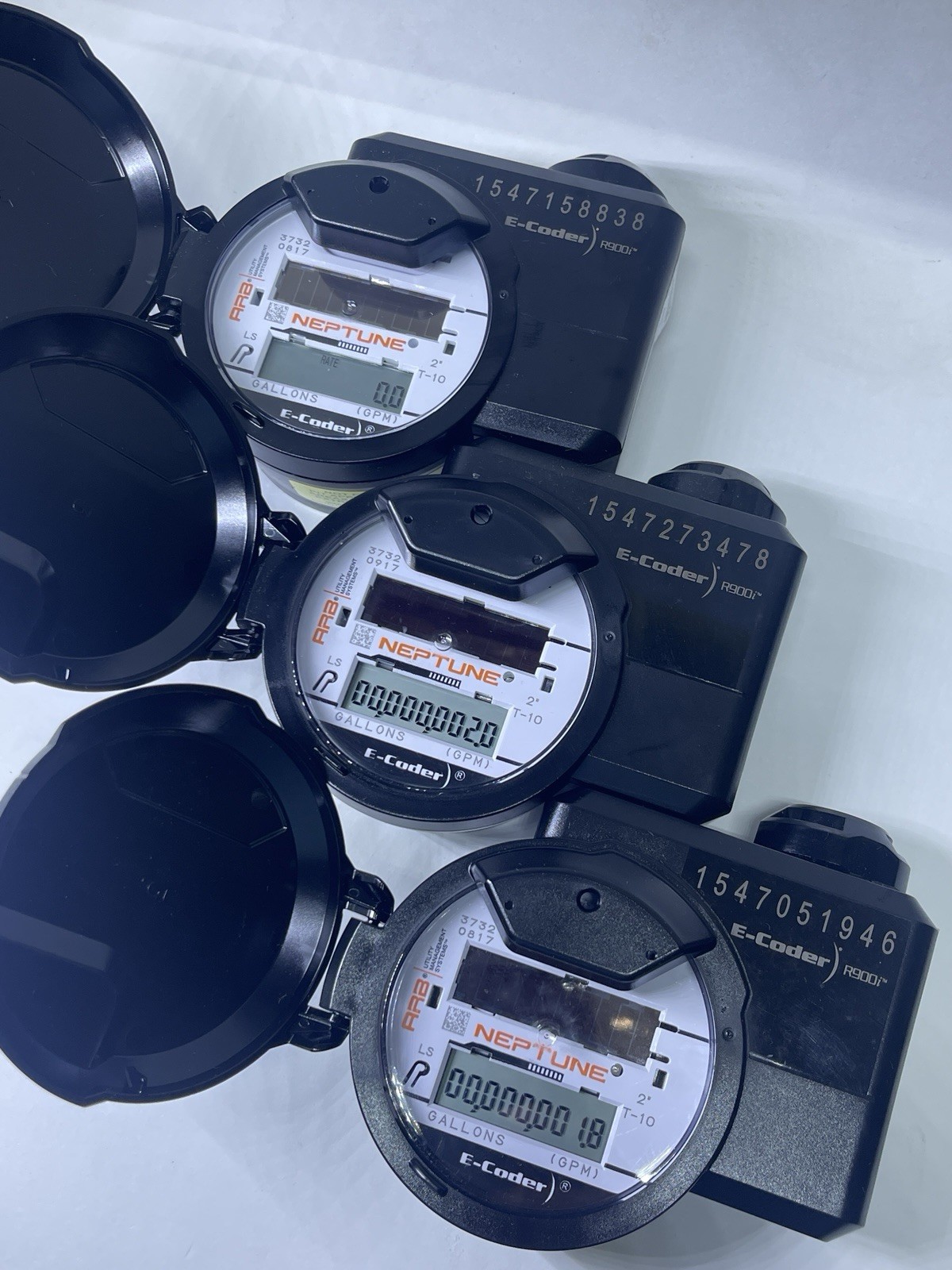 Neptune R900M V-4 RD2G53 E-Coder Water Meter Registers T-10 2"