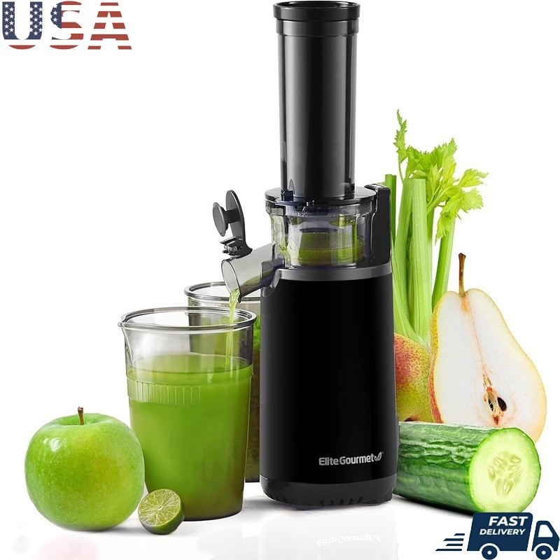 Masticating Juicer 70 RPM Low Speed BPA Free Compact Easy Clean Nutritious Juice
