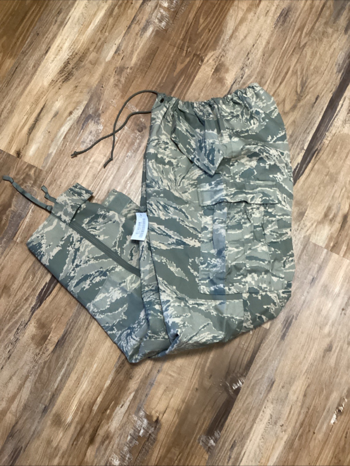 USAF All Purpose Environmental Trousers LARGE Regular Air Force Tiger Stripe NWT